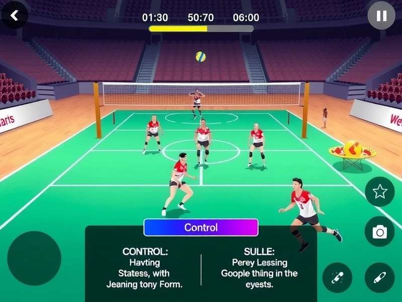 Volley Stars Supreme strategy guide showing player formations